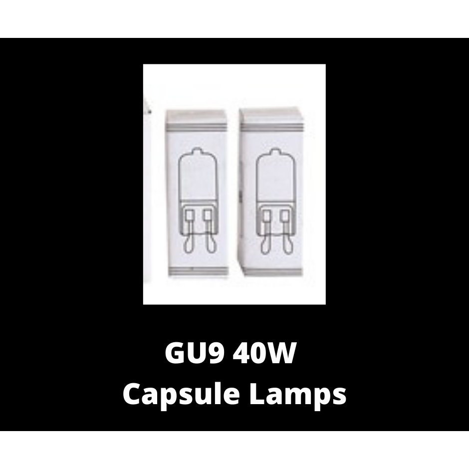 GU9 40W Capsule Lamps