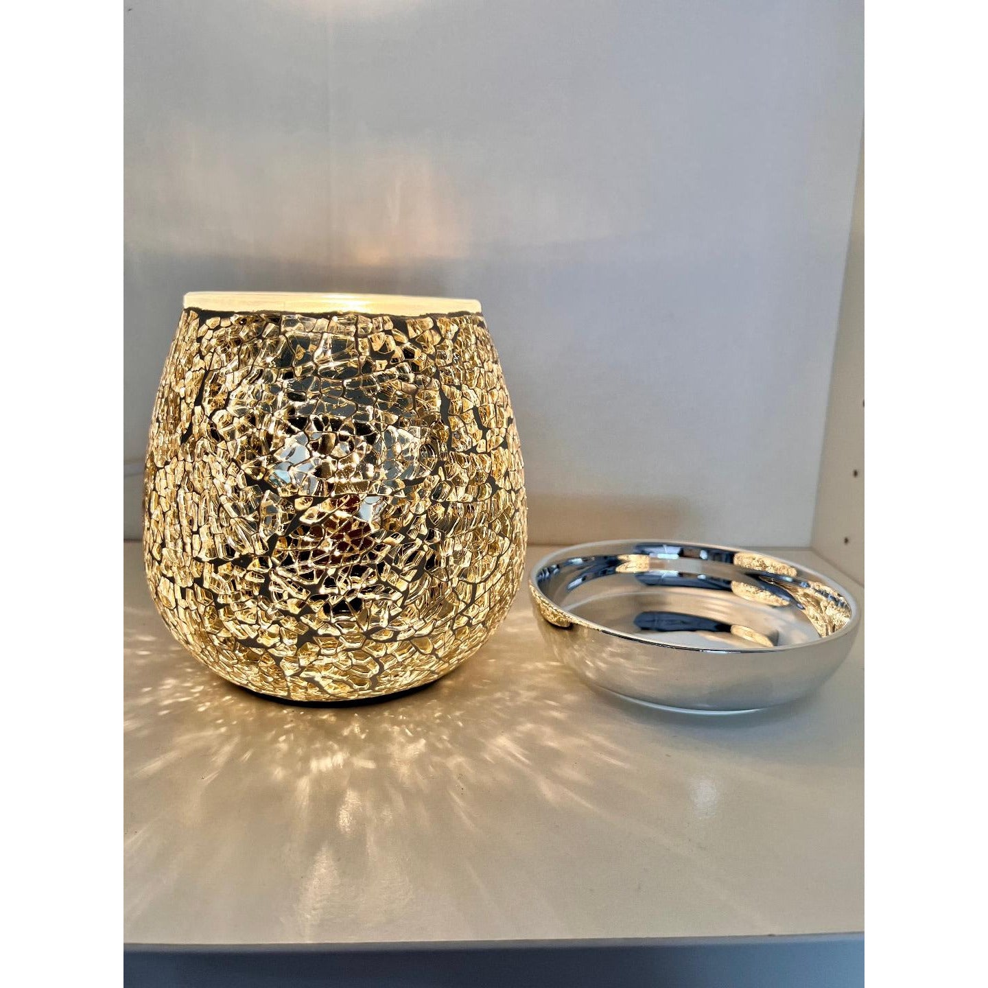 Champaign Crackle Electric Wax Burner