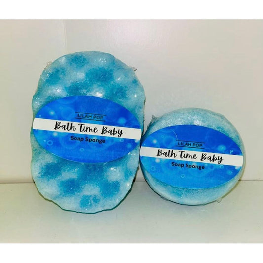 Bath Time Baby Soap Sponge