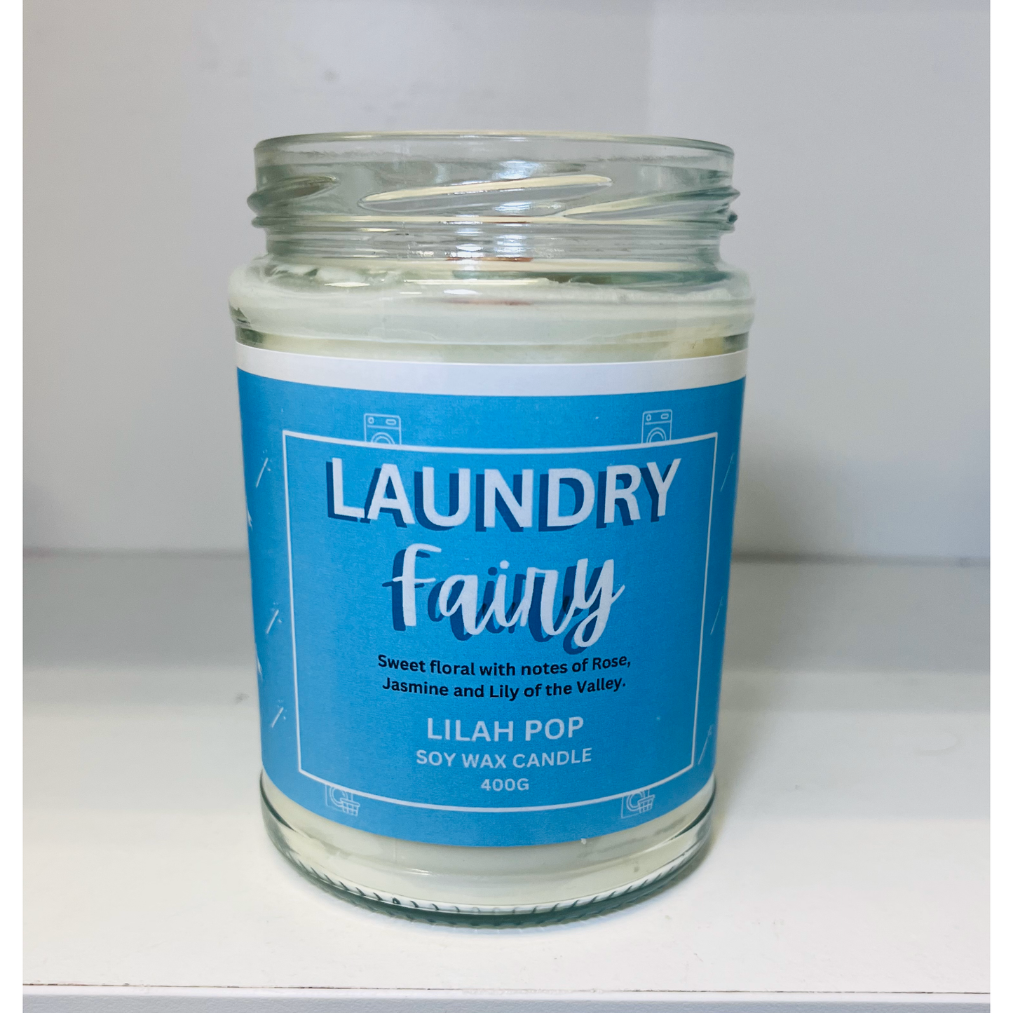 400g Laundry Fairy Soy Wax Candle