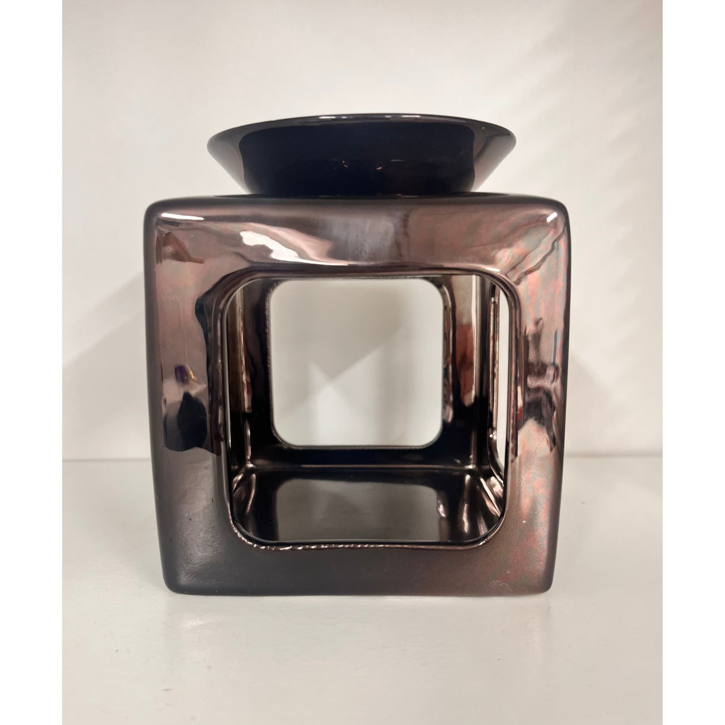 Midnight Square Tea Light Wax Burner